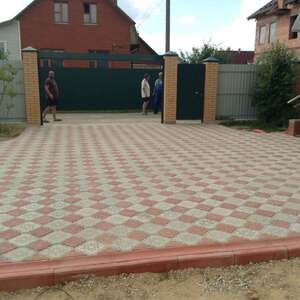 Тротуарная плитка Гжелка 220х220х45